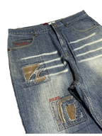 [V1193] Vintage y2k Pe.be blaue baggy jeans