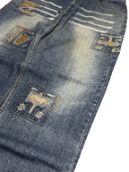 [V1193] Vintage y2k Pe.be blaue baggy jeans