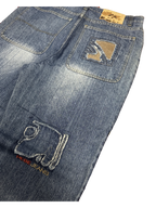 [V1193] Vintage y2k Pe.be blaue baggy jeans