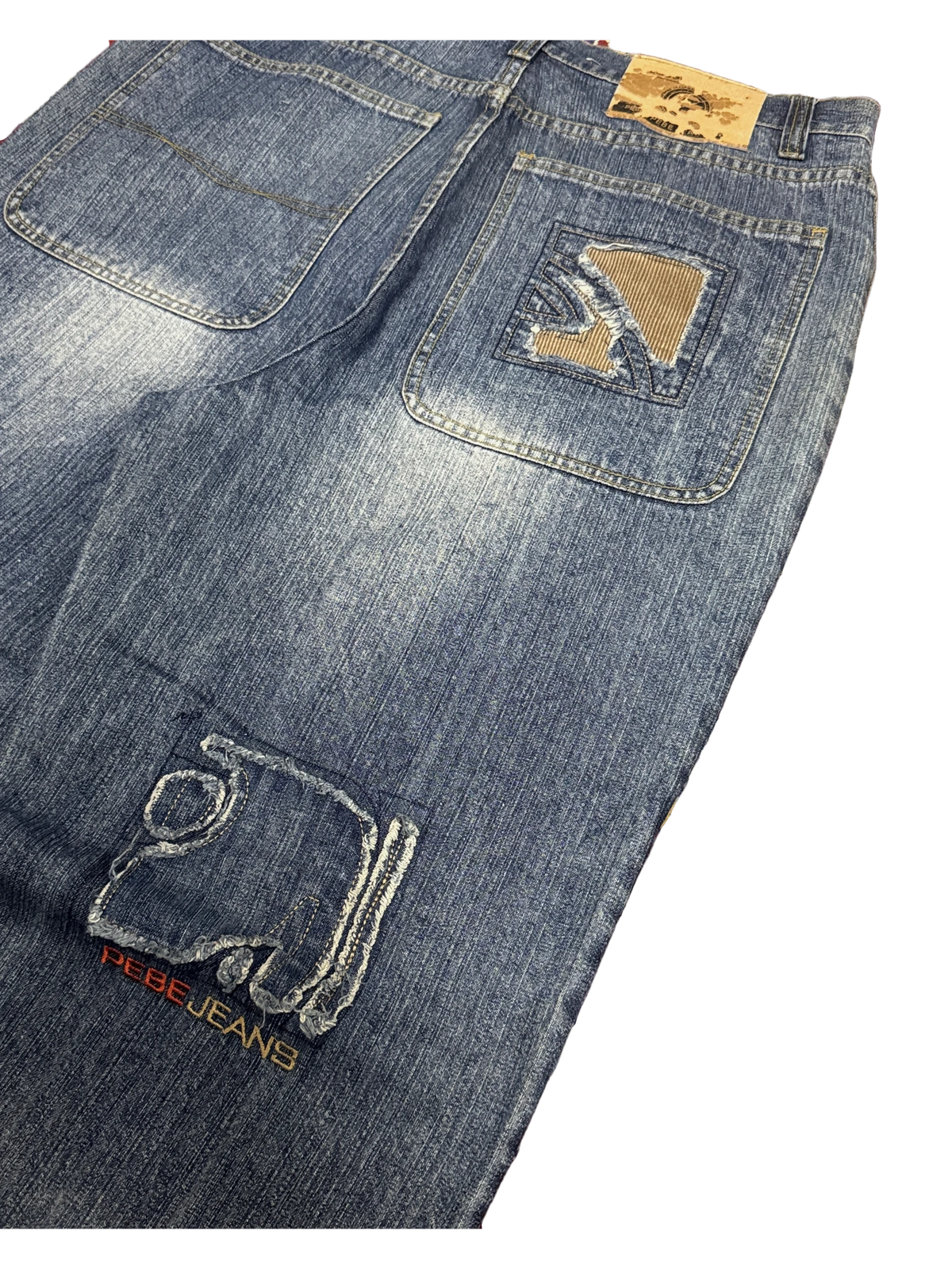 [V1193] Vintage y2k Pe.be blaue baggy jeans