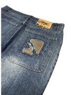 [V1193] Vintage y2k Pe.be blaue baggy jeans