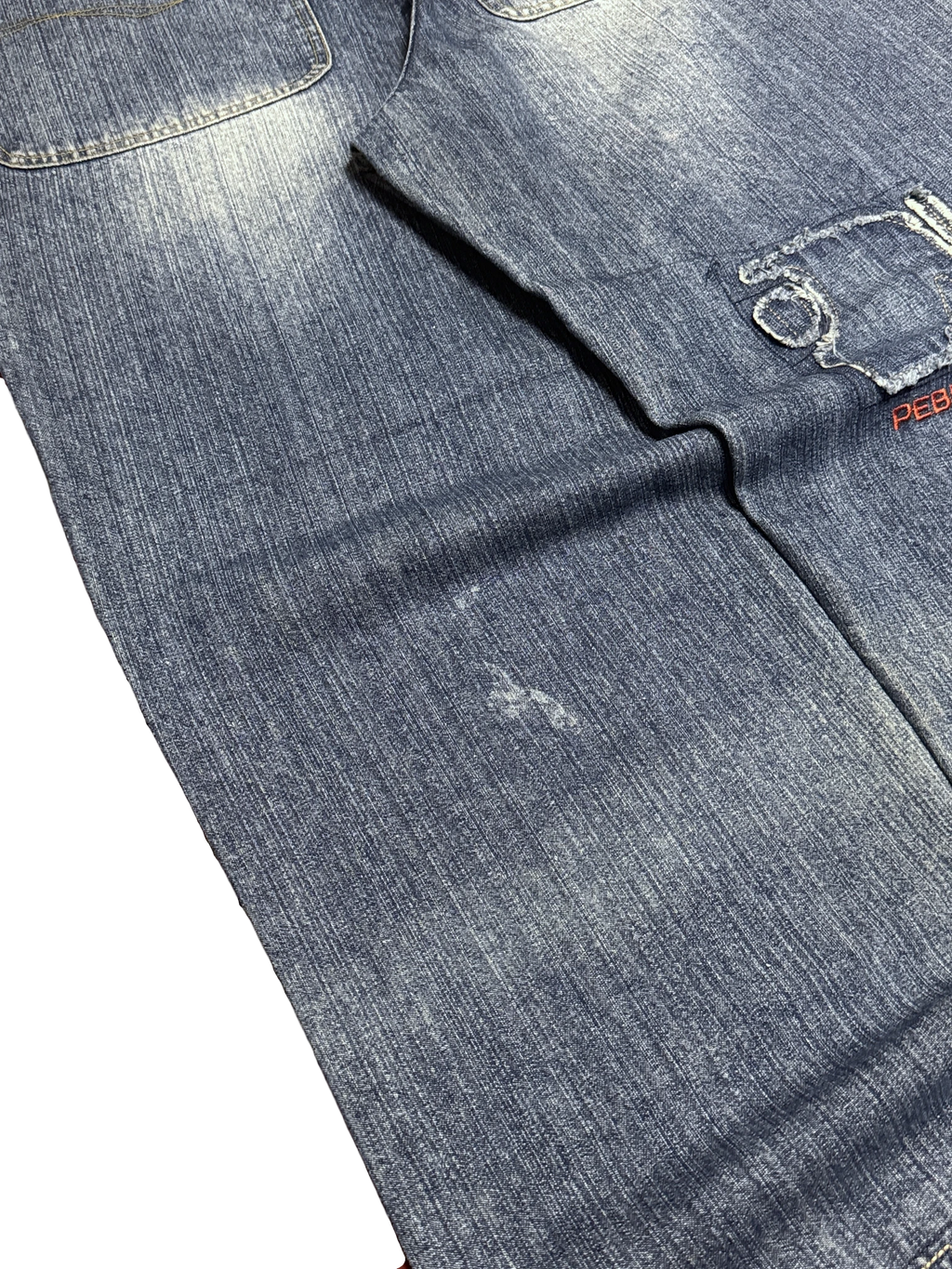 [V1193] Vintage y2k Pe.be blaue baggy jeans