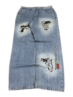[V1195] Vintage y2k Rocawear blaue baggy jeans