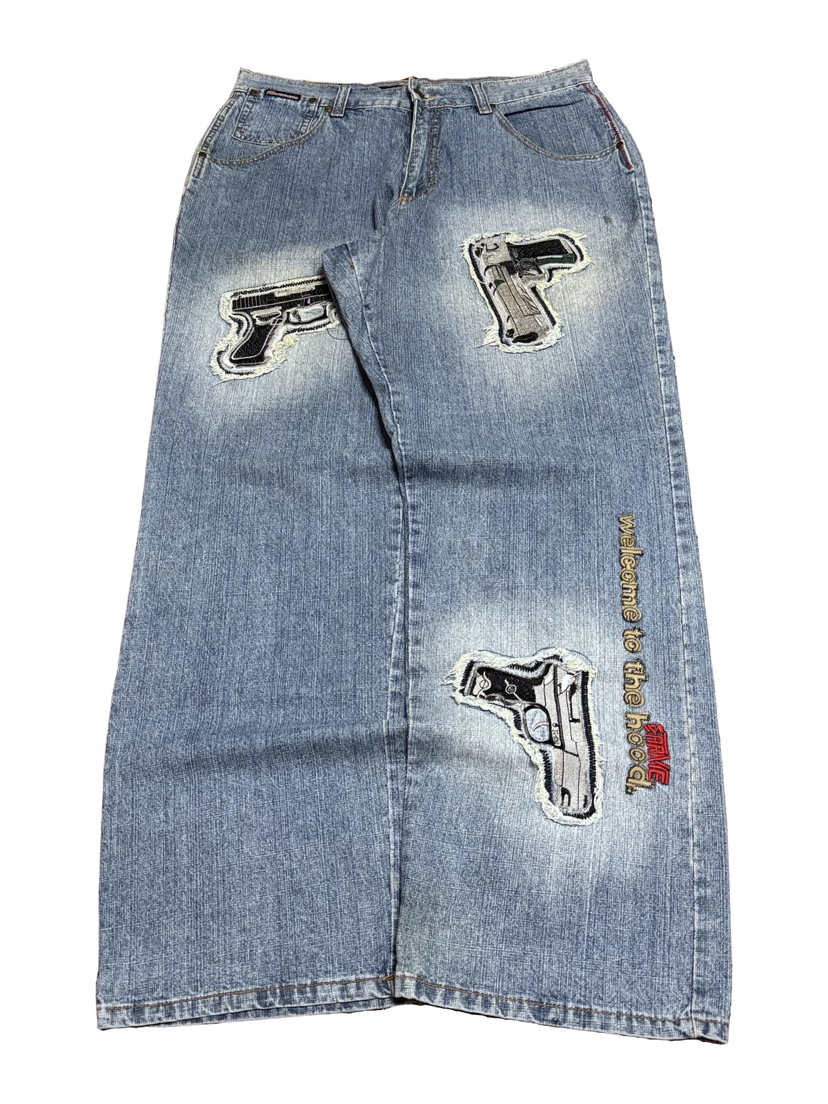 [V1195] Vintage y2k Rocawear blaue baggy jeans