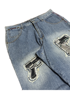 [V1195] Vintage y2k Rocawear blaue baggy jeans