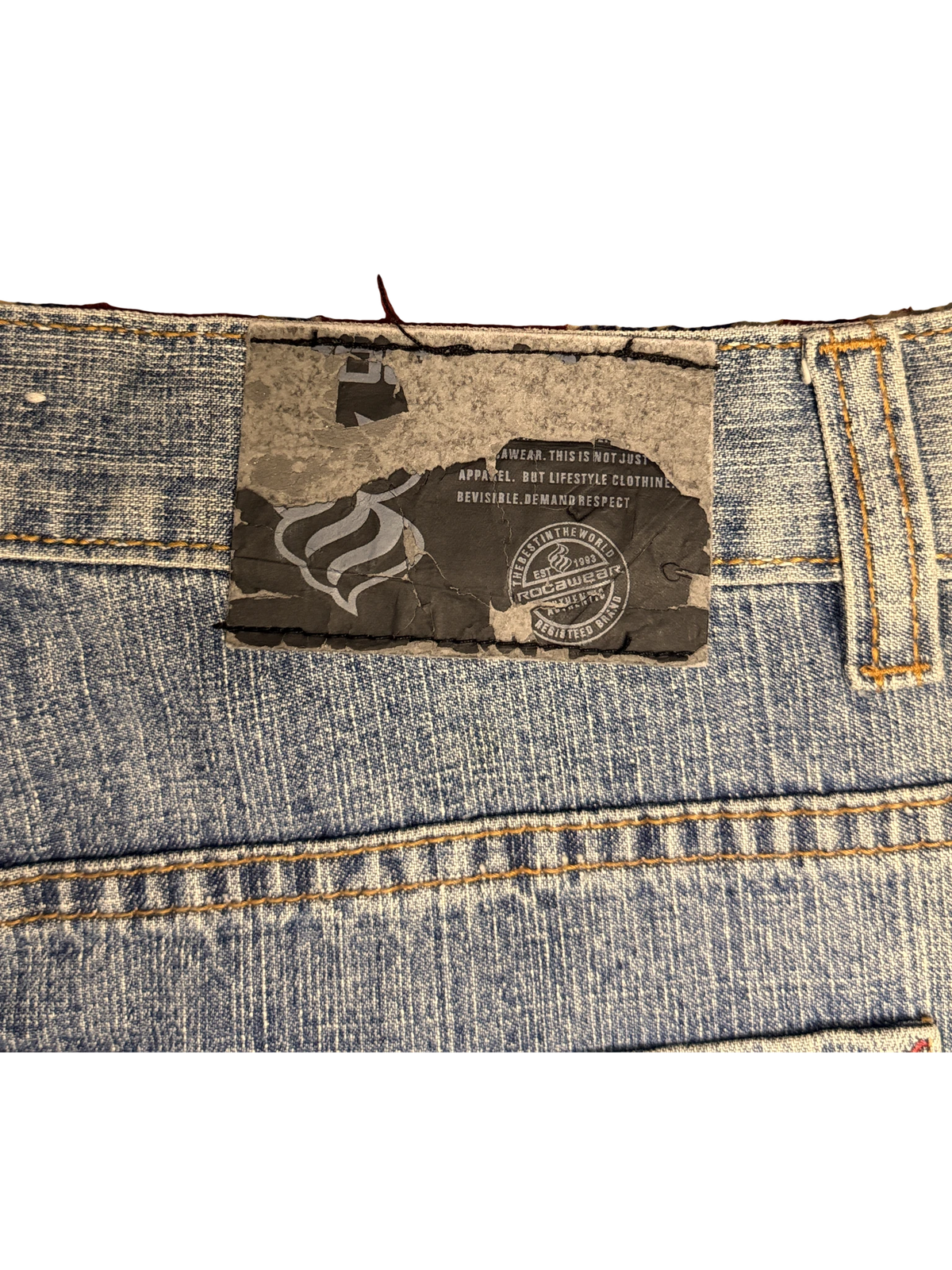 [V1195] Vintage y2k Rocawear blaue baggy jeans