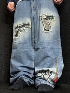[V1195] Vintage y2k Rocawear blaue baggy jeans