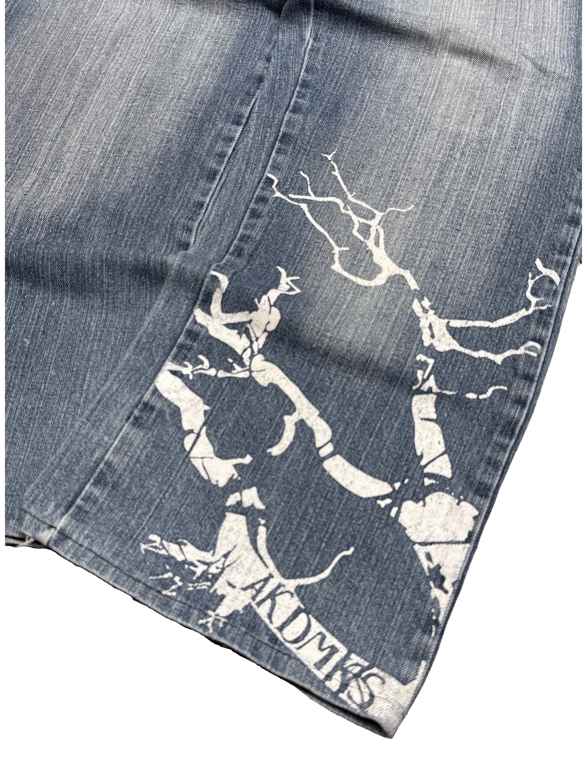 [V1198] Vintage y2k Akademiks blaue baggy jeans