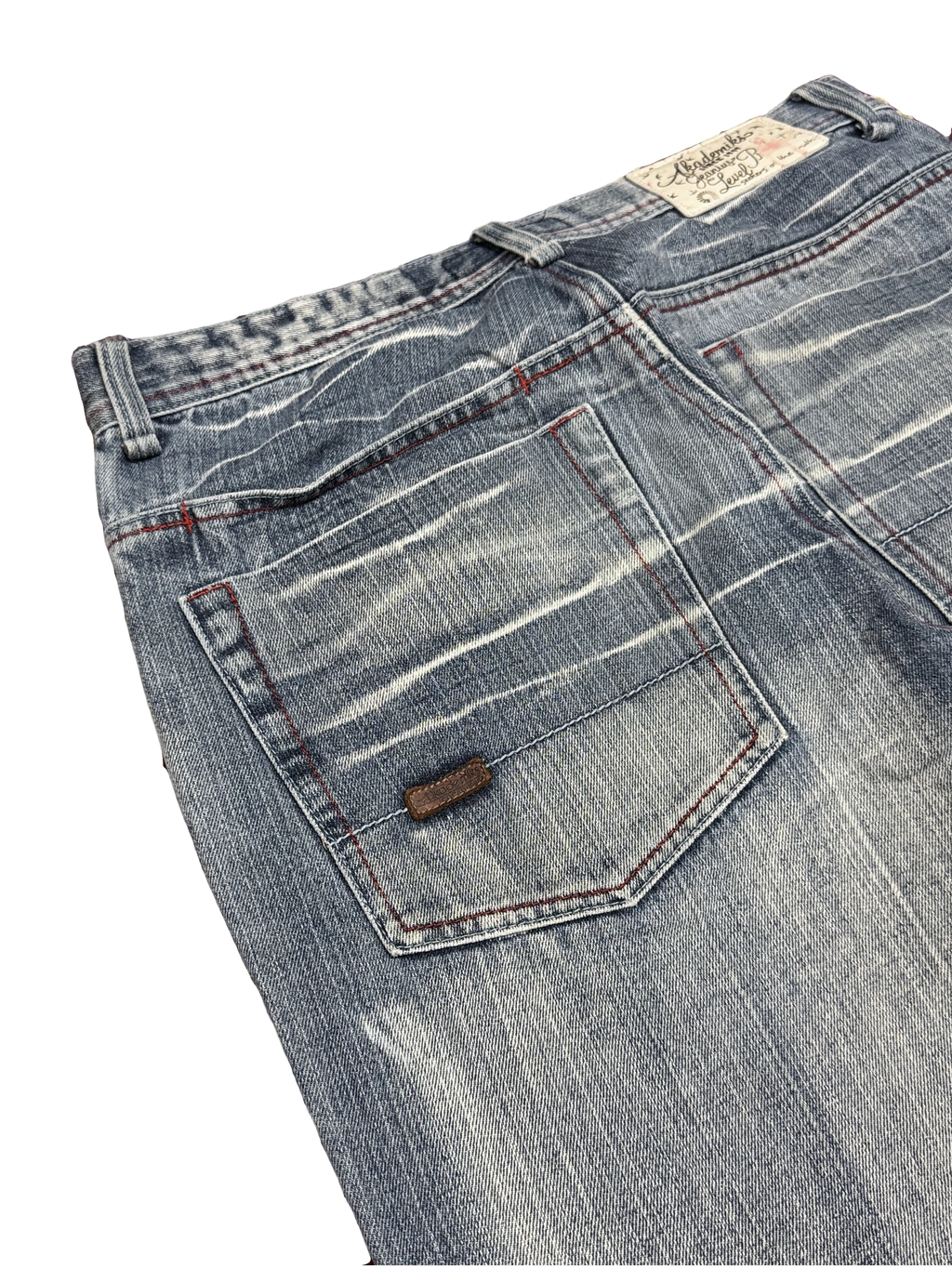 [V1198] Vintage y2k Akademiks blaue baggy jeans