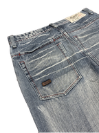 [V1198] Vintage y2k Akademiks blaue baggy jeans