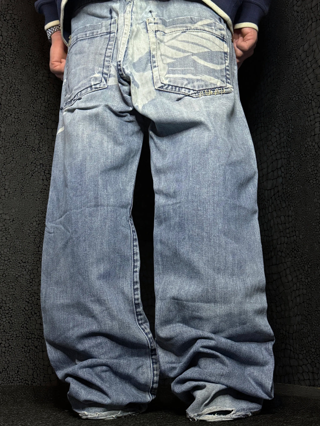 [V1200] Vintage y2k Rocawear blaue baggy jeans