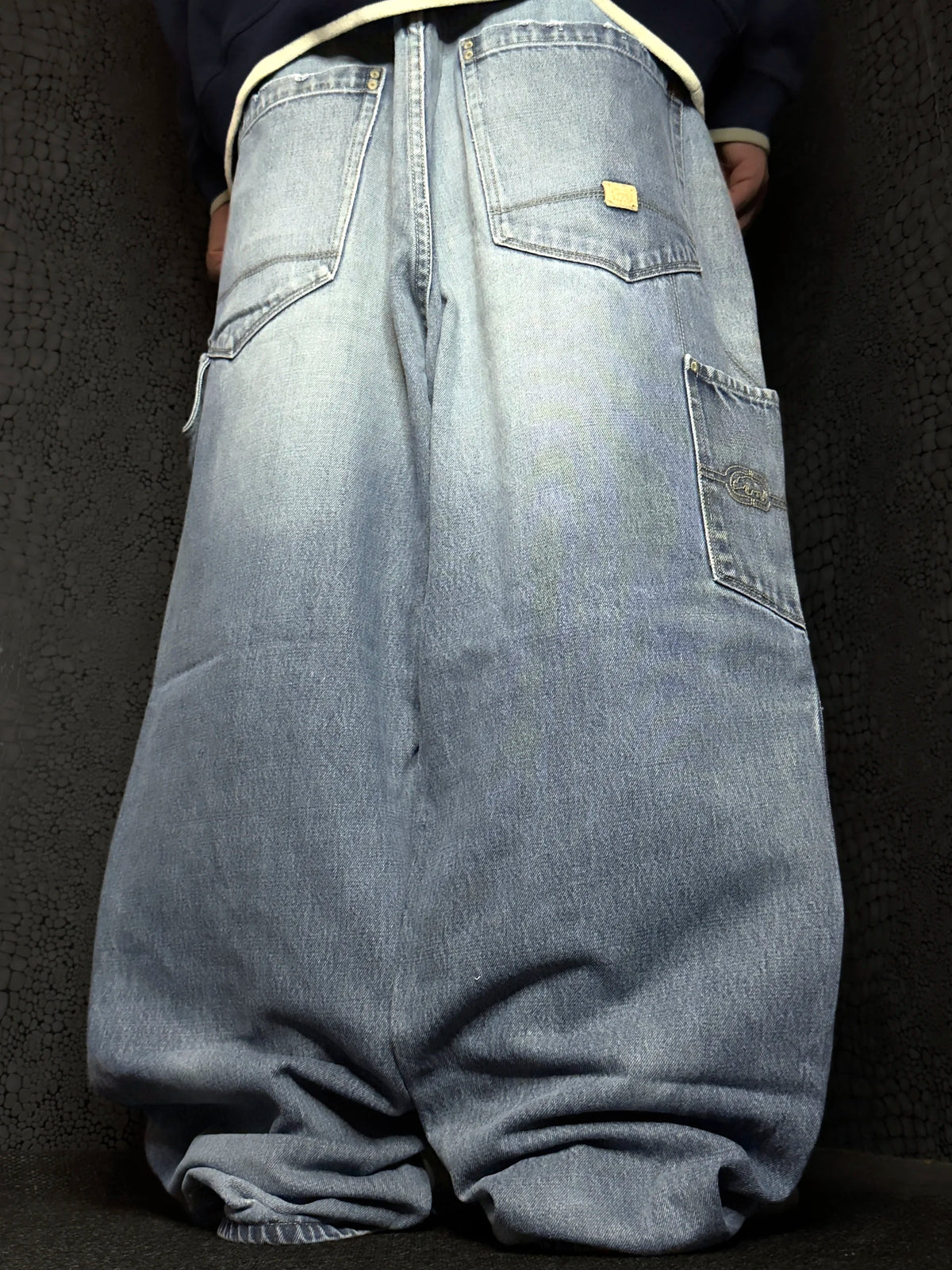 [V1201] Vintage y2k Ecko blaue baggy jeans