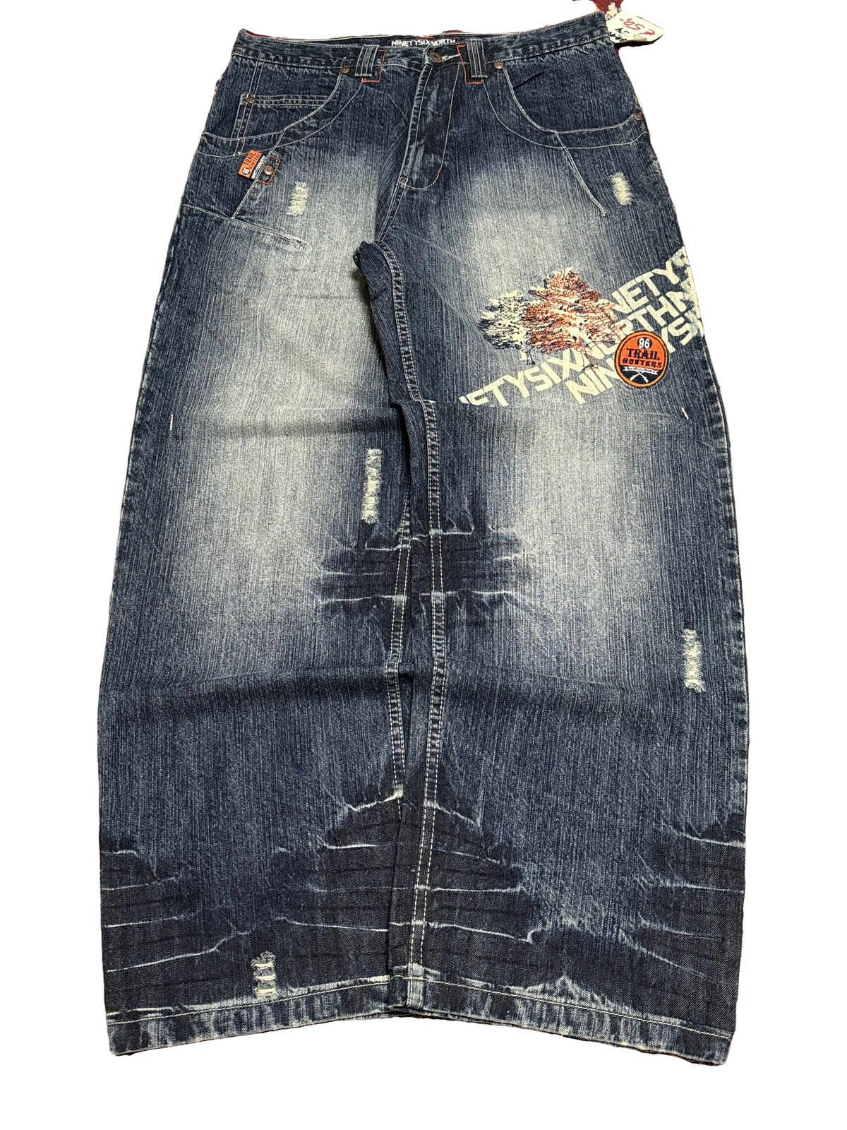 [V1203de] Vintage y2k Ninetysix North blaue baggy jeans (NWT)
