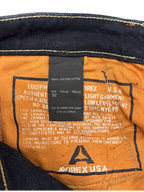 [V1205de] Vintage y2k Avirex blaue straight jeans (NWT)