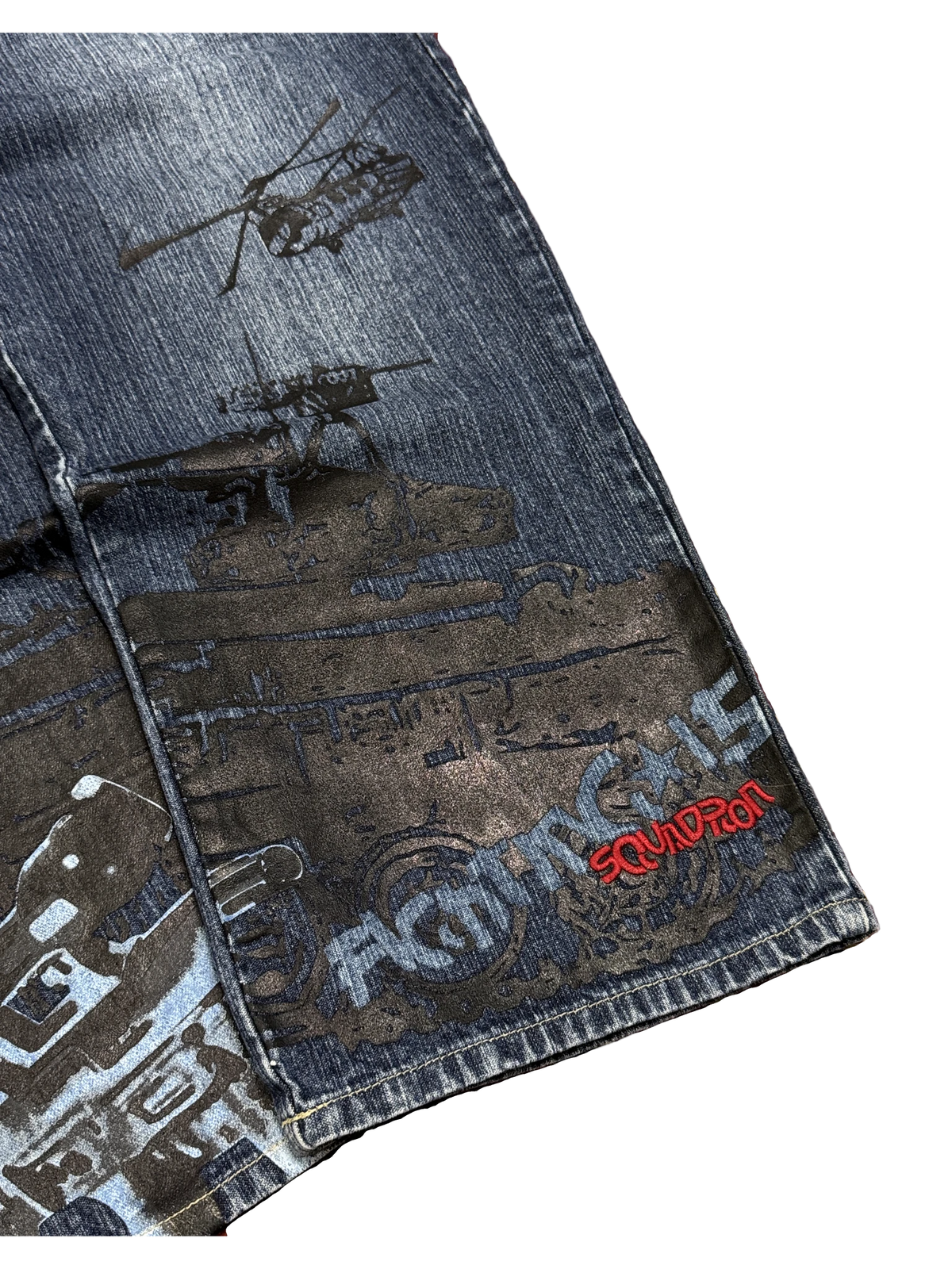 [V1206de] Vintage y2k ARME blaue baggy jeans