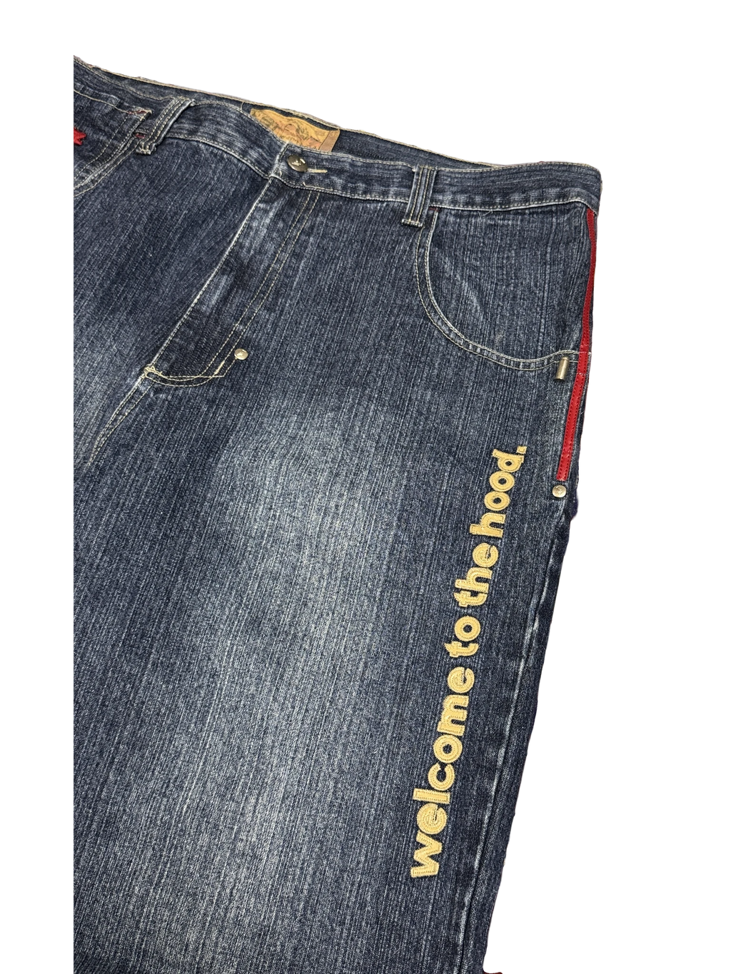 [V1206de] Vintage y2k ARME blaue baggy jeans