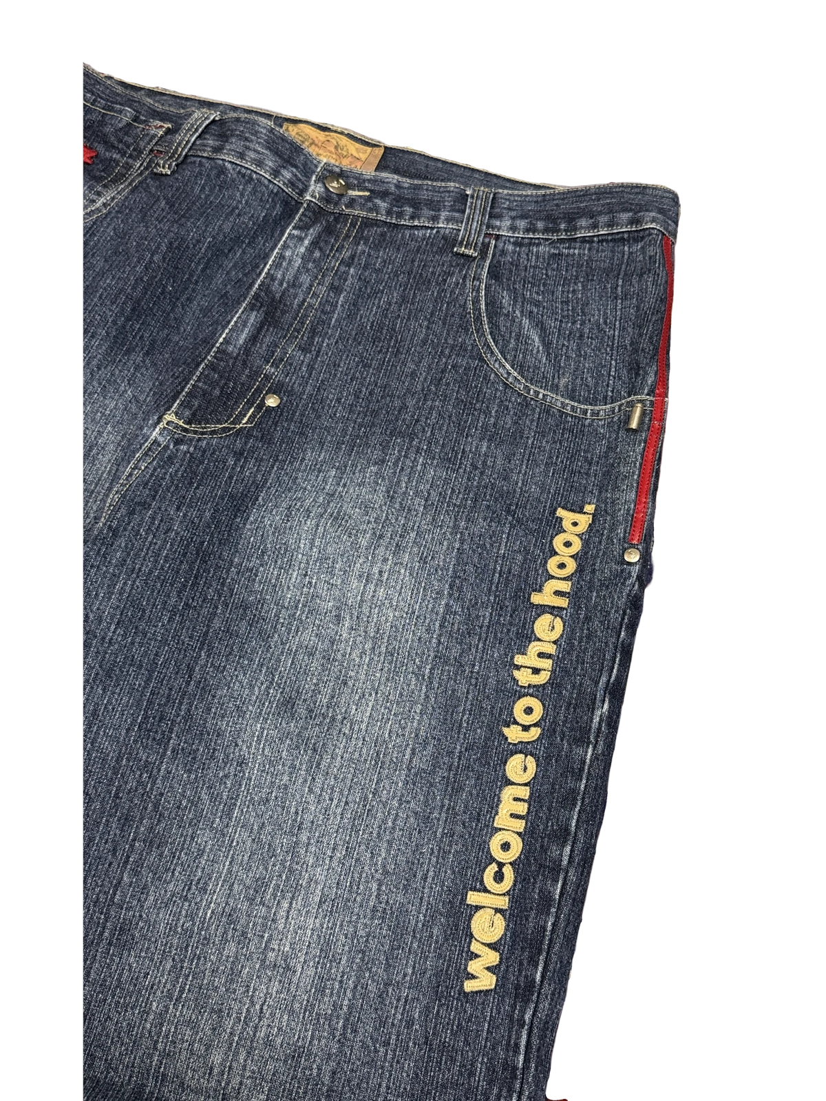 [V1206de] Vintage y2k ARME blaue baggy jeans