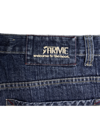[V1206de] Vintage y2k ARME blaue baggy jeans