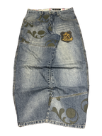 [V1219de] Vintage y2k Sancezz blaue baggy jeans