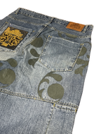 [V1219de] Vintage y2k Sancezz blaue baggy jeans