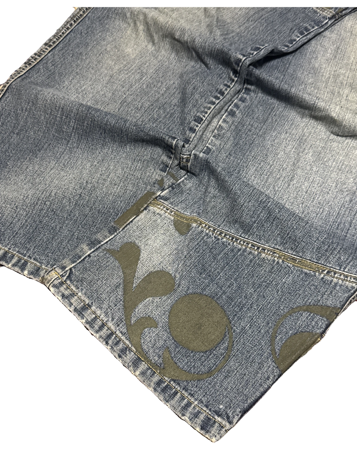 [V1219de] Vintage y2k Sancezz blaue baggy jeans