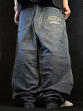 [V0690] Vintage y2k Fubu blaue baggy jeans