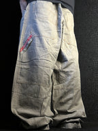 [V1007] Vintage y2k Nicotine beige baggy hose