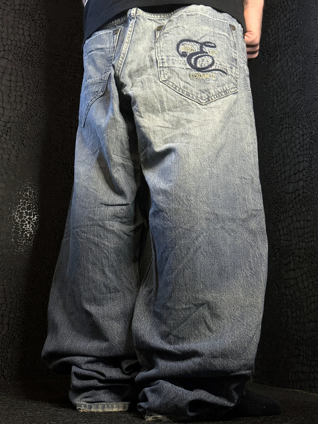 [V0981] Vintage y2k Ecko blaue baggy jeans