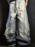 [V0993] Vintage y2k Gitano blaue straight jeans