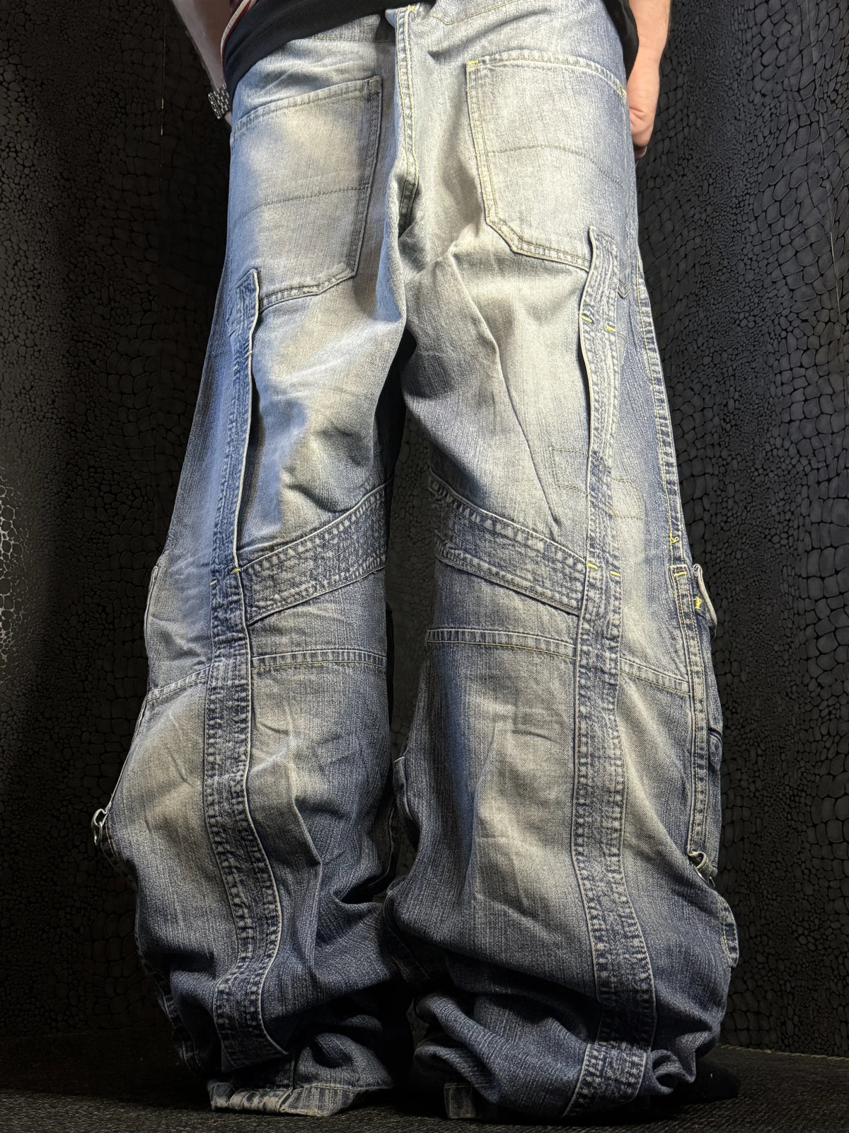 [V0993] Vintage y2k Gitano blaue straight jeans