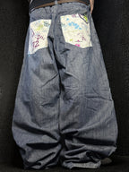 [V1050de] Vintage y2k Ecko graue baggy jeans