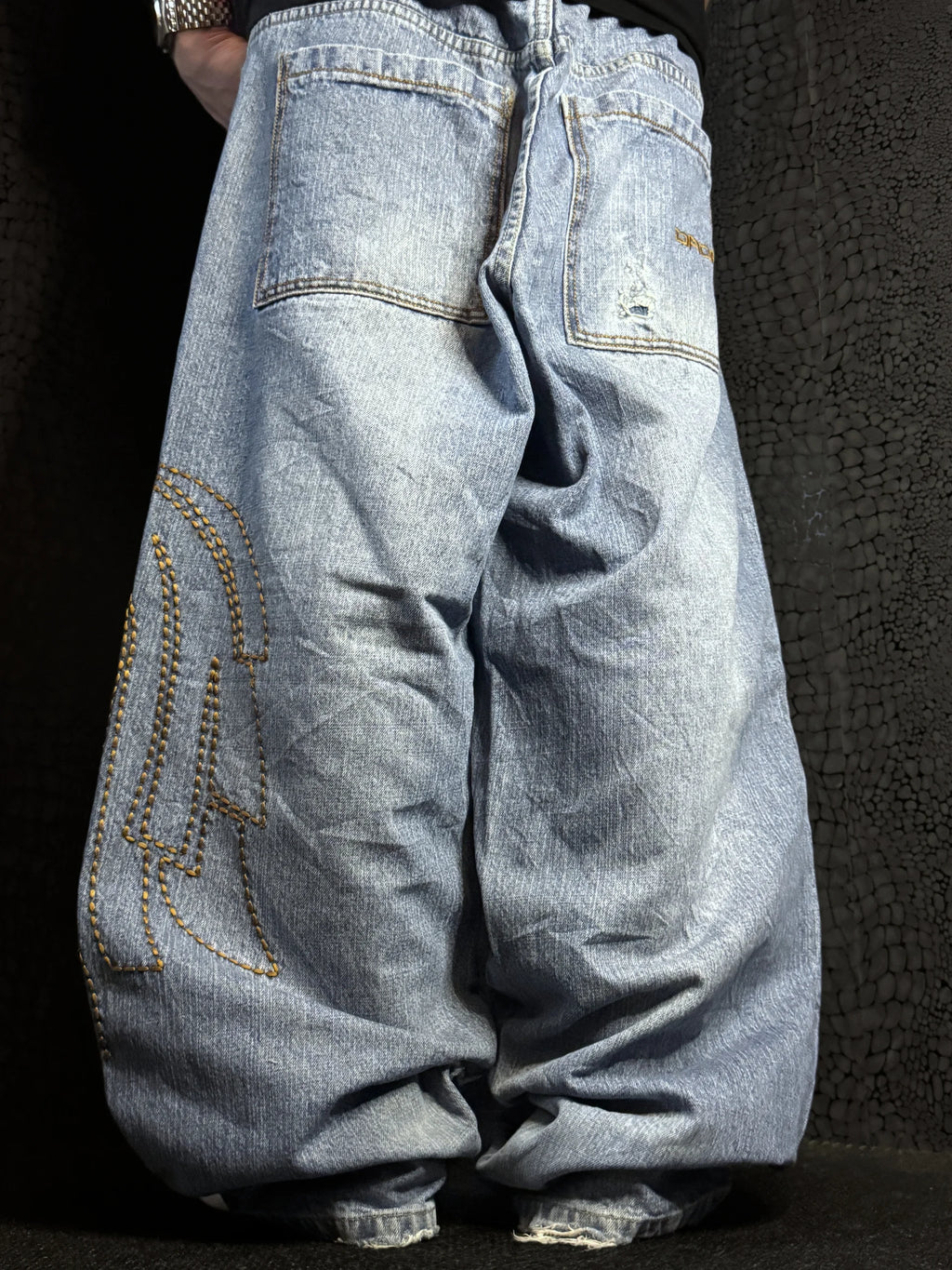 [V1009] Vintage y2k Dada blaue baggy jeans (Dada Supreme)