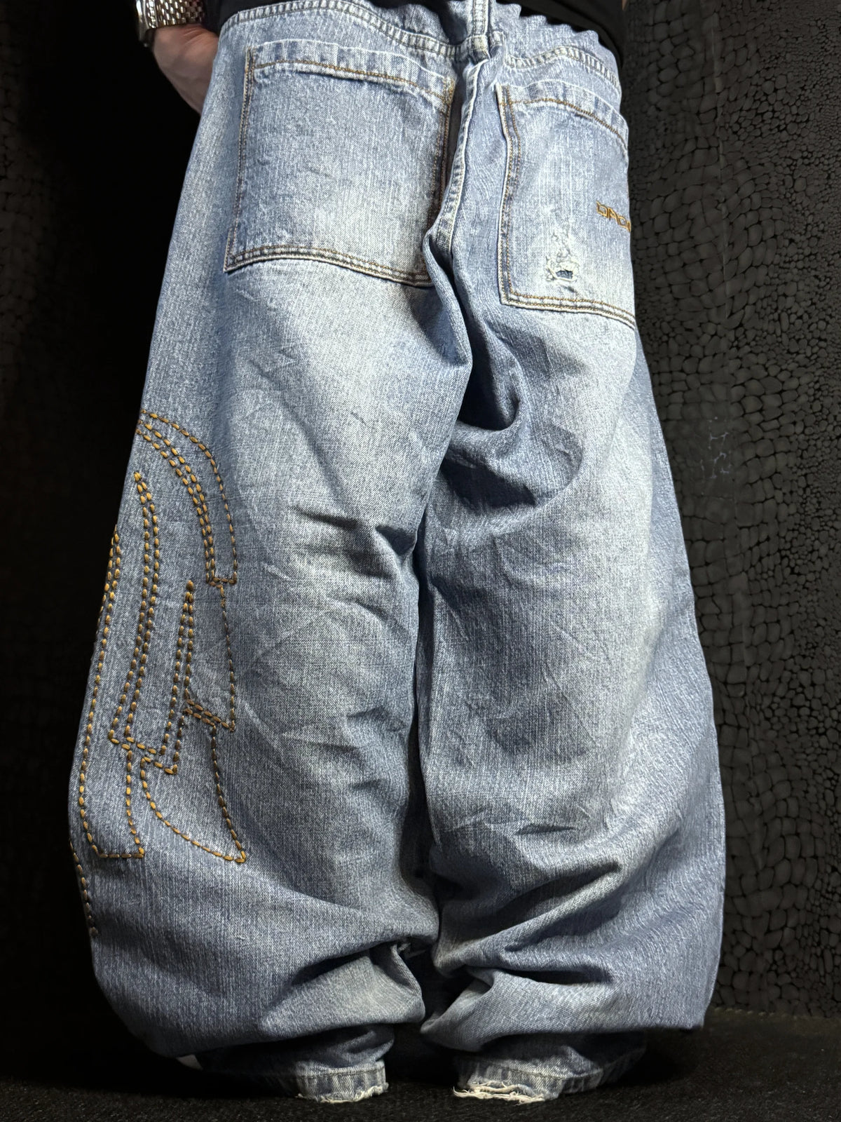 [V1009] Vintage y2k Dada blaue baggy jeans (Dada Supreme)