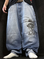 [V0964de] Vintage y2k Lot29 blu baggy jeans (Marsianer)