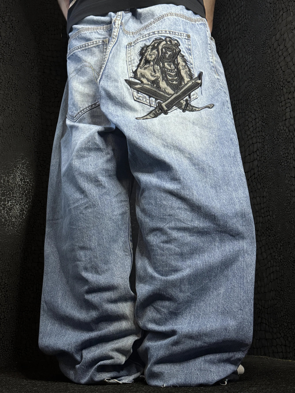 [V0947] Vintage y2k / 2000s DNGRS blu baggy jeans