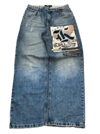 [V0892] Vintage y2k Karl Kani blaue baggy jeans