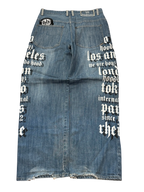 [V0818de] Vintage y2k Hoodboyz blaue baggy jeans