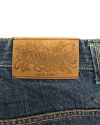 [V0944] Vintage y2k / 2000s Raw Blue blaue baggy jeans