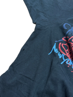 [V0839de] Vintage y2k Ecko schwarz blaues T-Shirt