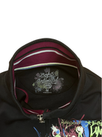 [V0838de] Vintage y2k Ecko schwarz grüne Trainingsjacke (Grunge)