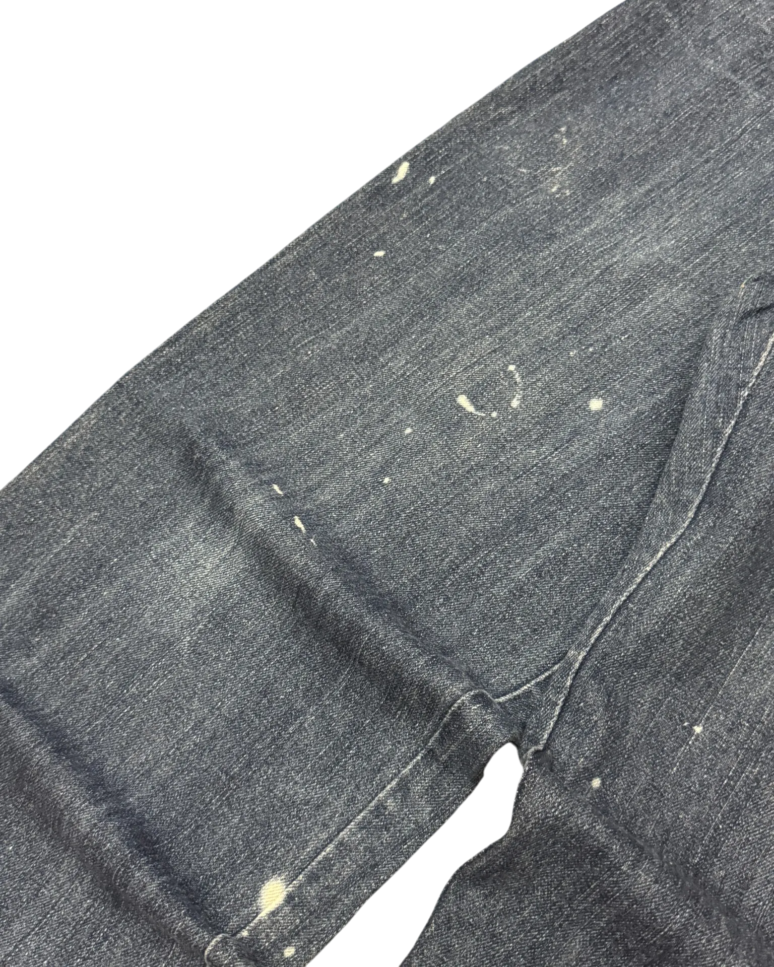[V0944] Vintage y2k / 2000s Raw Blue blaue baggy jeans