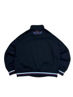 [V0838de] Vintage y2k Ecko schwarz grüne Trainingsjacke (Grunge)