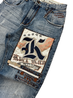 [V0892] Vintage y2k Karl Kani blaue baggy jeans