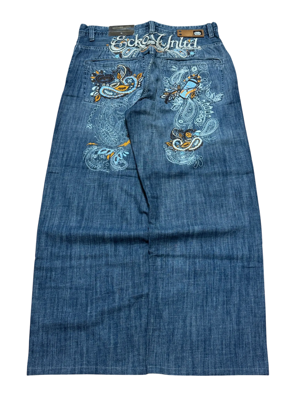 [V0845] Vintage y2k Ecko blaue baggy jeans (Paisley)