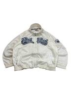[V0836de] Vintage y2k Karl Kani weiße Trainingsjacke (Street Lyrics – Original Citywear)