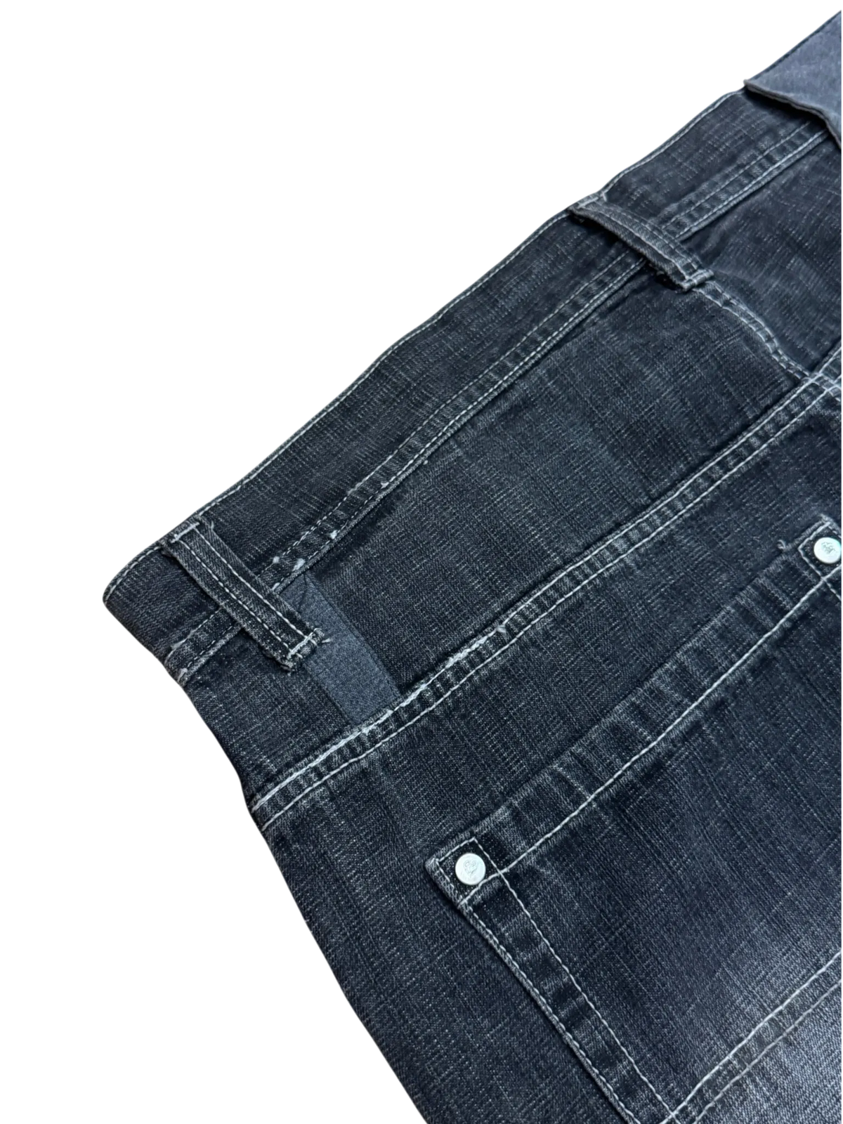 [V1041] Vintage y2k Southpole schwarze baggy jeans (Red Tab)