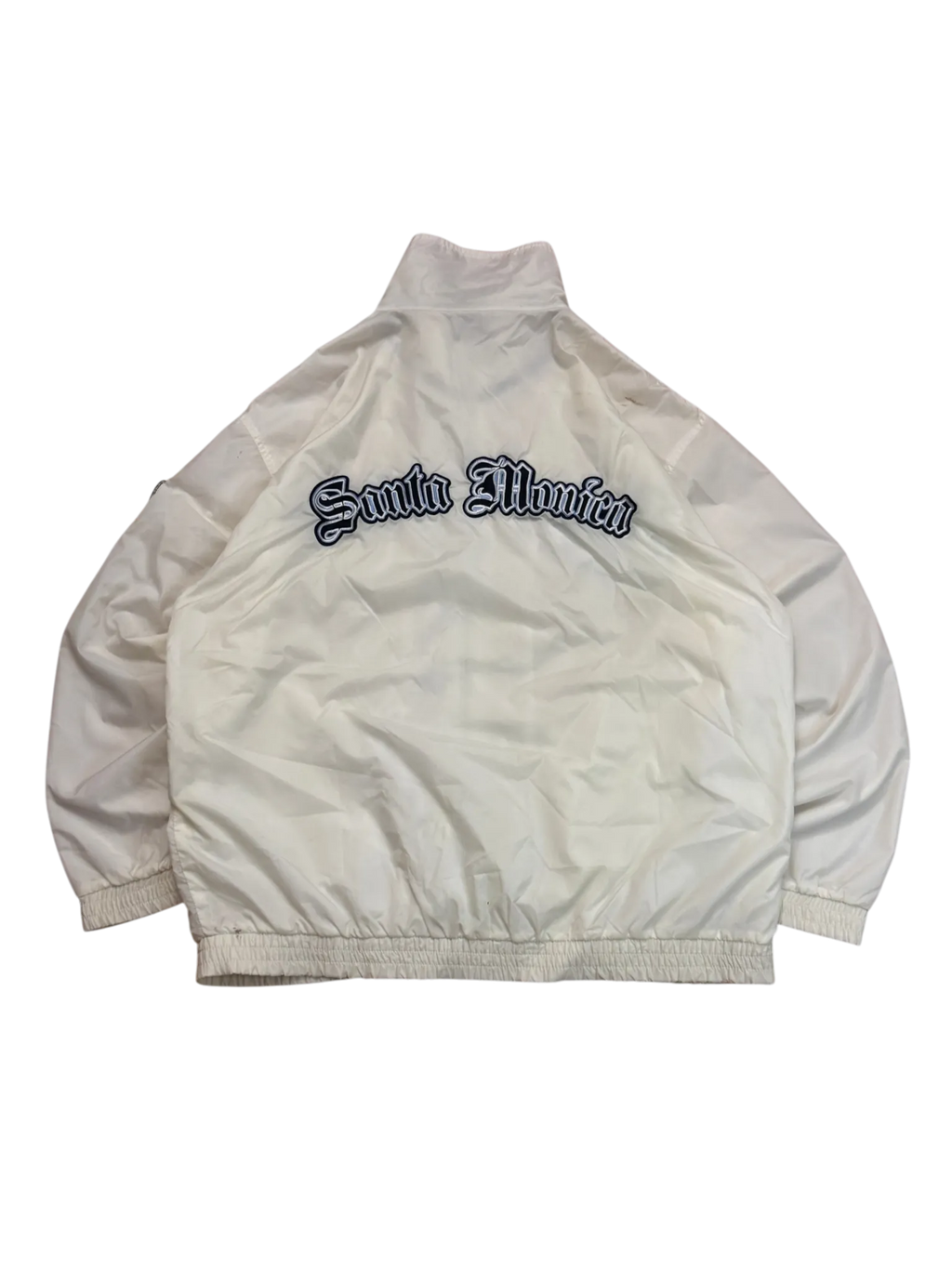 [V0836de] Vintage y2k Karl Kani weiße Trainingsjacke (Street Lyrics – Original Citywear)