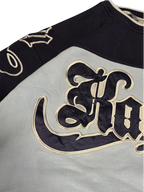 [V0821de] Vintage y2k Karl Kani blau marineblaues Sweatshirt (Street Lyrics – Original Citywear)