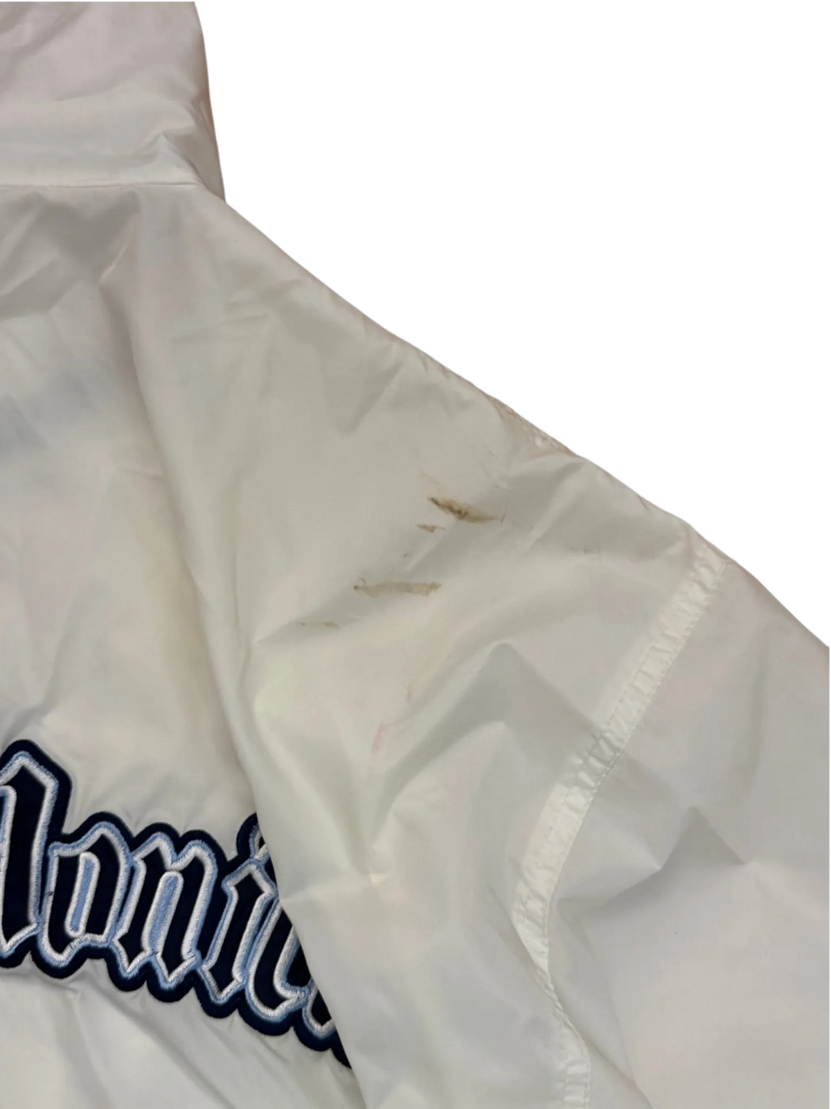[V0836de] Vintage y2k Karl Kani weiße Trainingsjacke (Street Lyrics – Original Citywear)