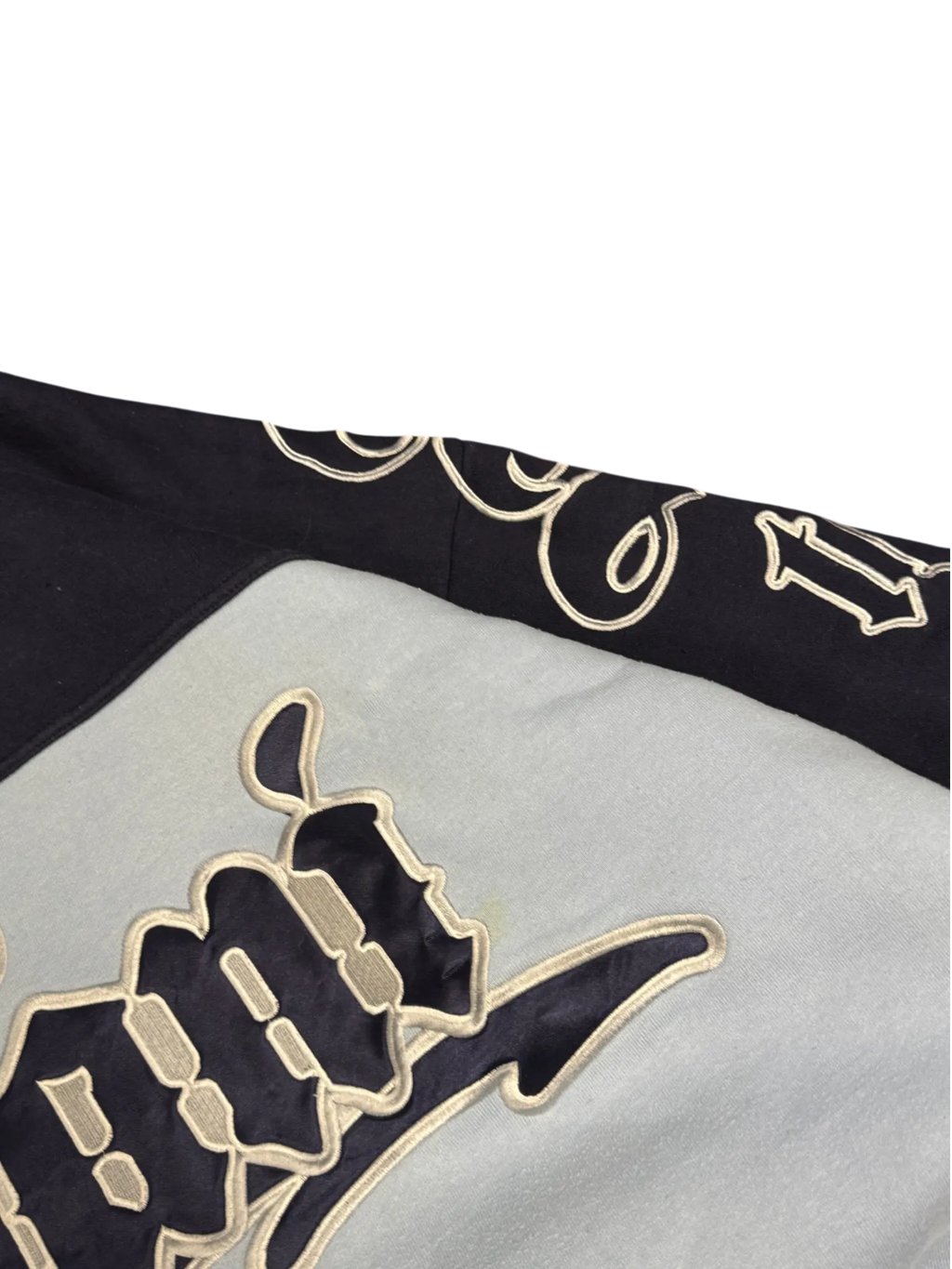[V0821de] Vintage y2k Karl Kani blau marineblaues Sweatshirt (Street Lyrics – Original Citywear)